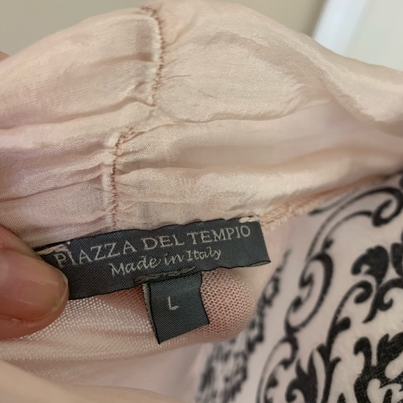 plazza del tempo, light pink ballet cardigan, size Lg. - Picture 7 of 10